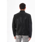 The Varden Black Leather Men Jacket