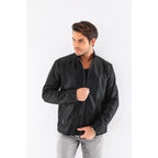 The Varden Black Leather Men Jacket