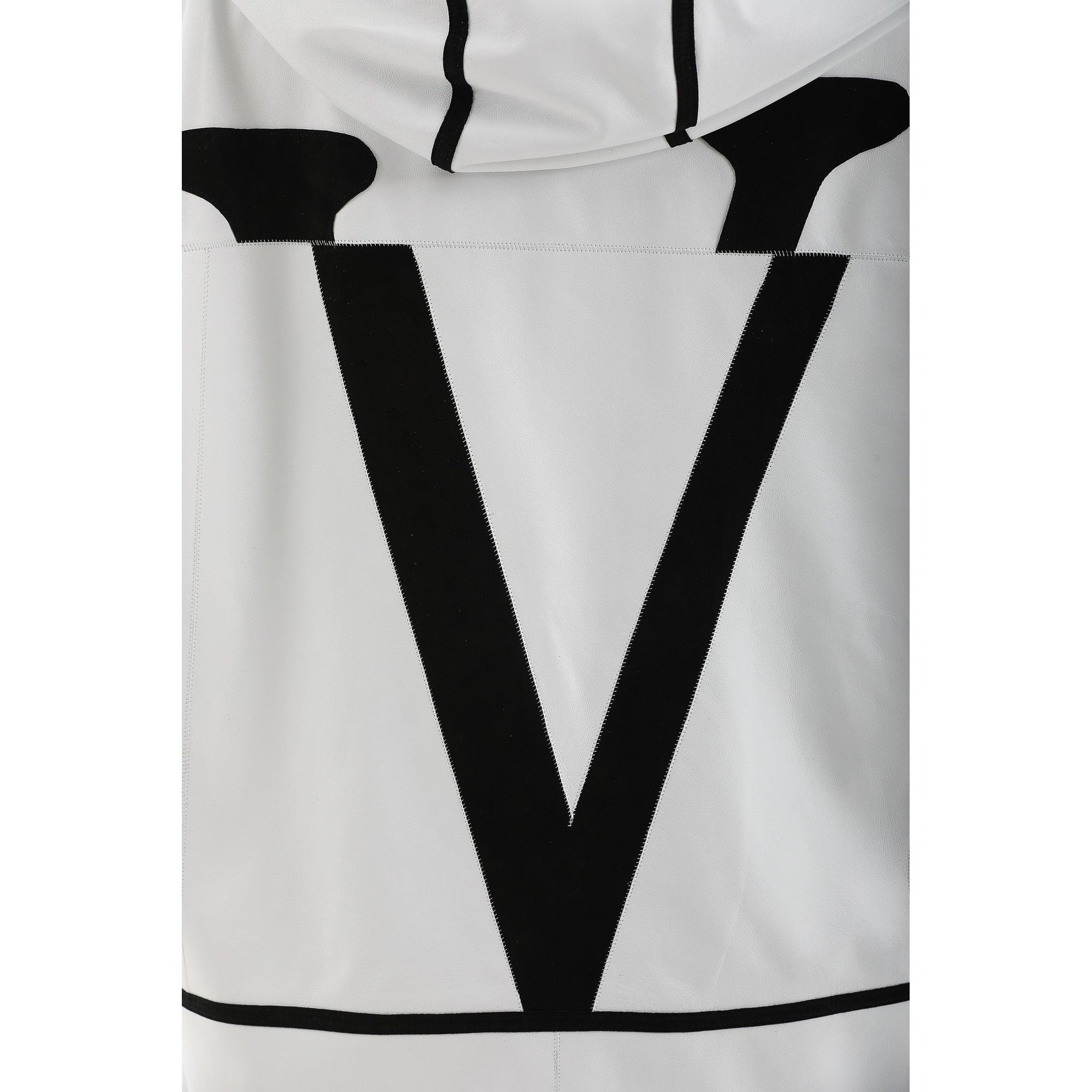 Vinci The Vega White Reversible Leather Women Jacket