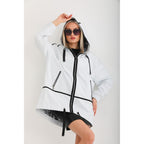 Vinci The Vega White Reversible Leather Women Jacket