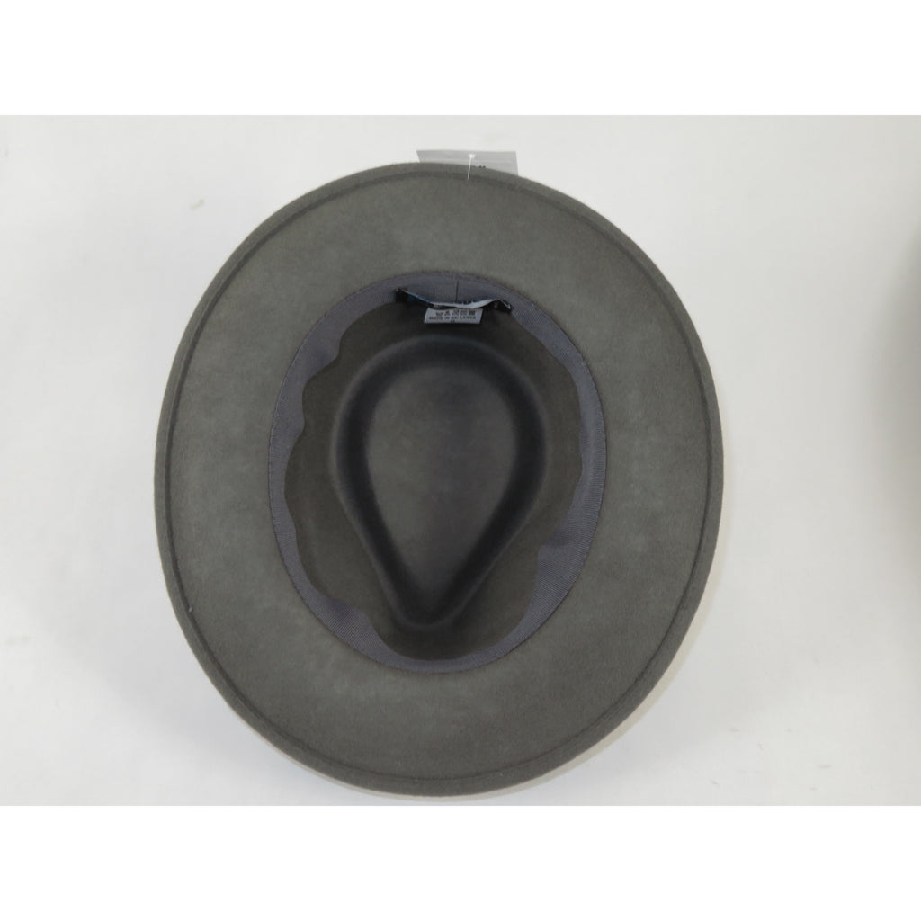 Men's Broner Wool Hat Classic Soft Fedora STREETWISE 73-043 Steel Grey