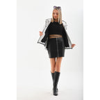 The Polar White Leather Women Leather Jacket