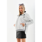 The Polar White Leather Women Leather Jacket