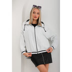 The Polar White Leather Women Leather Jacket