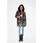 The Prisma Multicolor Leather Women Jacket