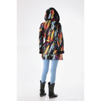 The Prisma Multicolor Leather Women Jacket