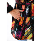 The Prisma Multicolor Leather Women Jacket
