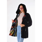 The Prisma Multicolor Leather Women Jacket