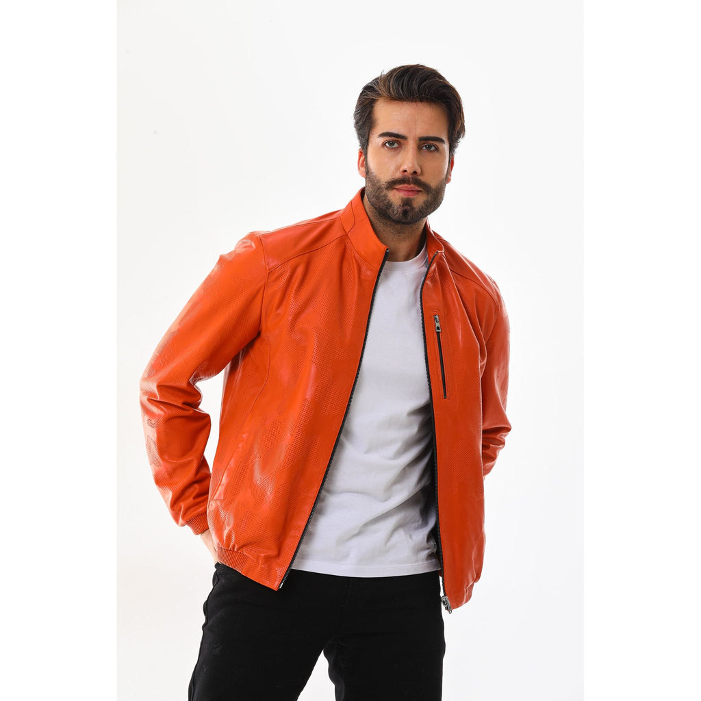 Vinci The Como Reversible Leather Bomber Jacket