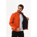 Vinci The Como Reversible Leather Bomber Jacket