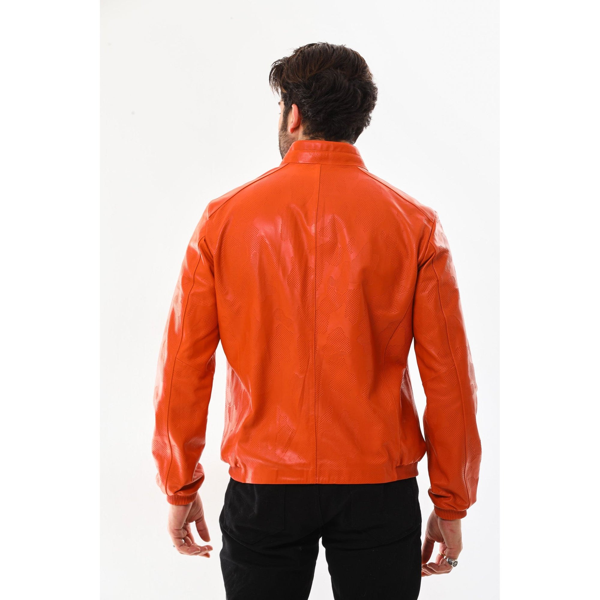 Vinci The Como Reversible Leather Bomber Jacket