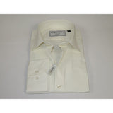 Men's Shirt Charles TYRWHITT Turkey 100% Cotton Spread Collar CHT-10 Ivory