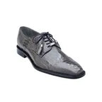 Belvedere Men Shoes Batta Gray Genuine Ostrich Lace Up 14006