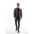 The Ravenna Brown Leather Men Jacket