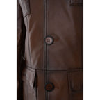 The Ravenna Brown Leather Men Jacket