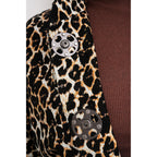 The Odessa Leopard Leather Women Jacket