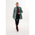 Vinci The Prado Reversible Green Leather Women Jacket