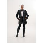 Vinci The Prado Reversible Black Leather Women Leather Jacket