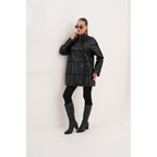 Vinci The Prado Reversible Black Leather Women Leather Jacket