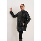 Vinci The Prado Reversible Black Leather Women Leather Jacket
