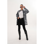 Vinci The Prado Reversible Black Leather Women Leather Jacket