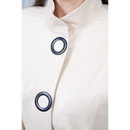 The Odessa Cream Leather Women Jacket