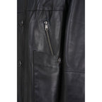 The Lioara Black Leather Women Jacket
