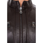 Vinci The Falcon Dark Brown Smooth Leather Jacket