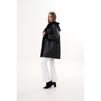 The Belluna Black Shearling Women Jacket