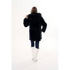 The Portofino Black Reversible Shearling Women Jacket