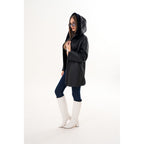 The Portofino Black Reversible Shearling Women Jacket