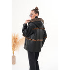Vinci The Panthera Reversible Leopard Shearling Leather Women Jacket