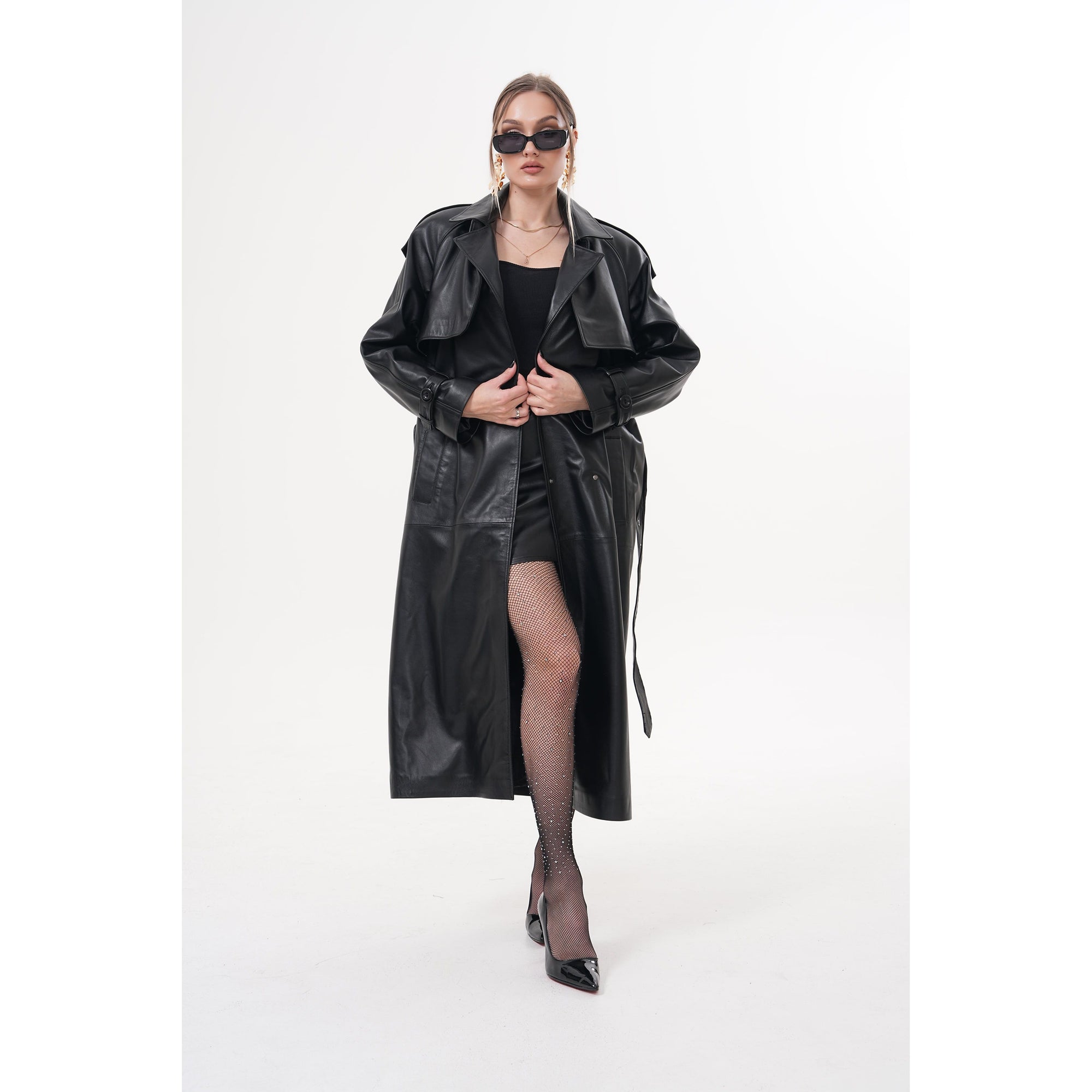 The Raven Black Leather Women Jacket
