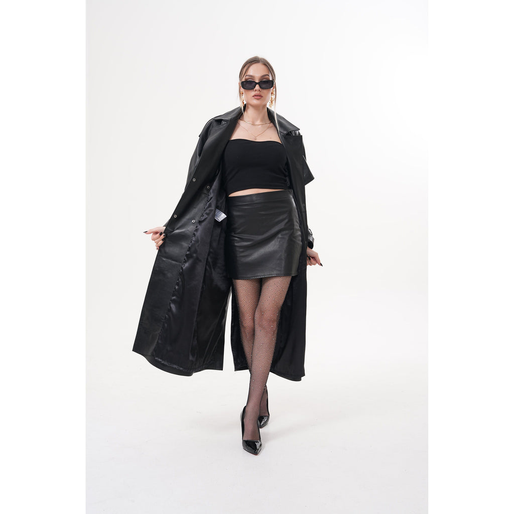 The Raven Black Leather Women Jacket