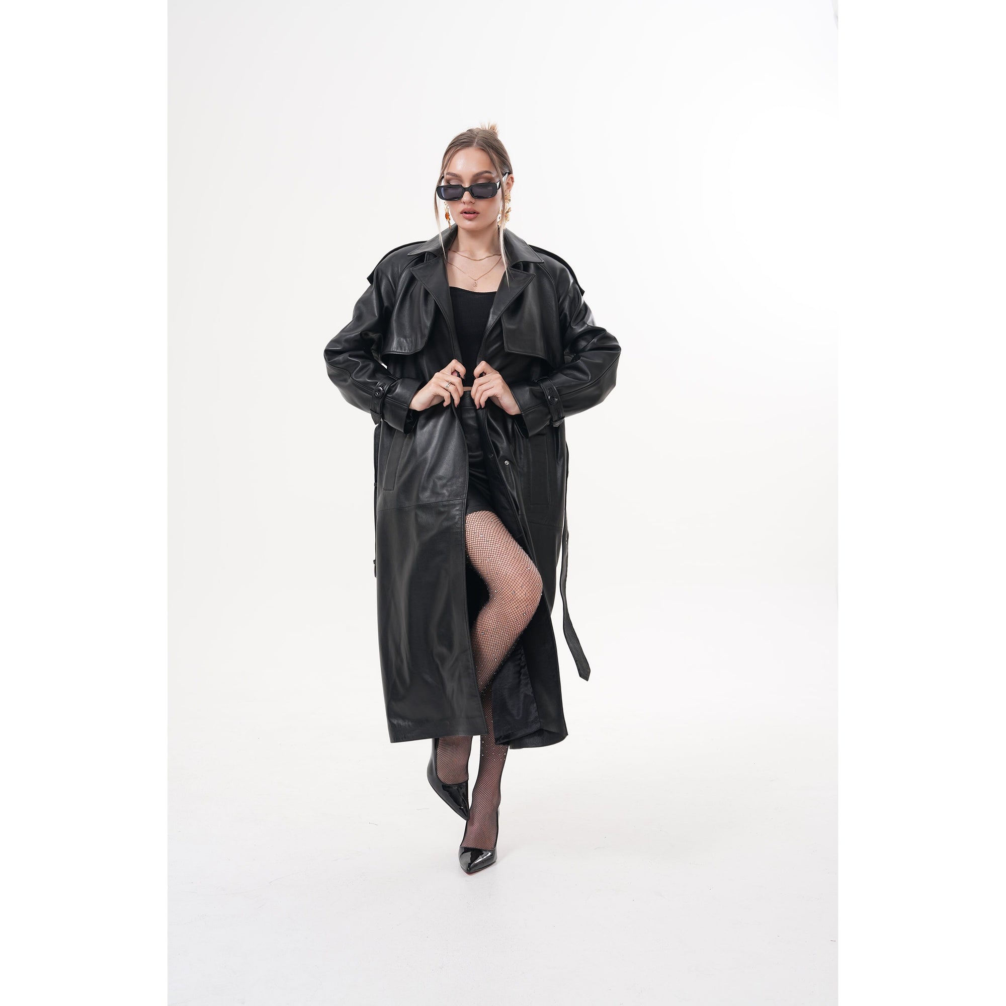 The Raven Black Leather Women Jacket