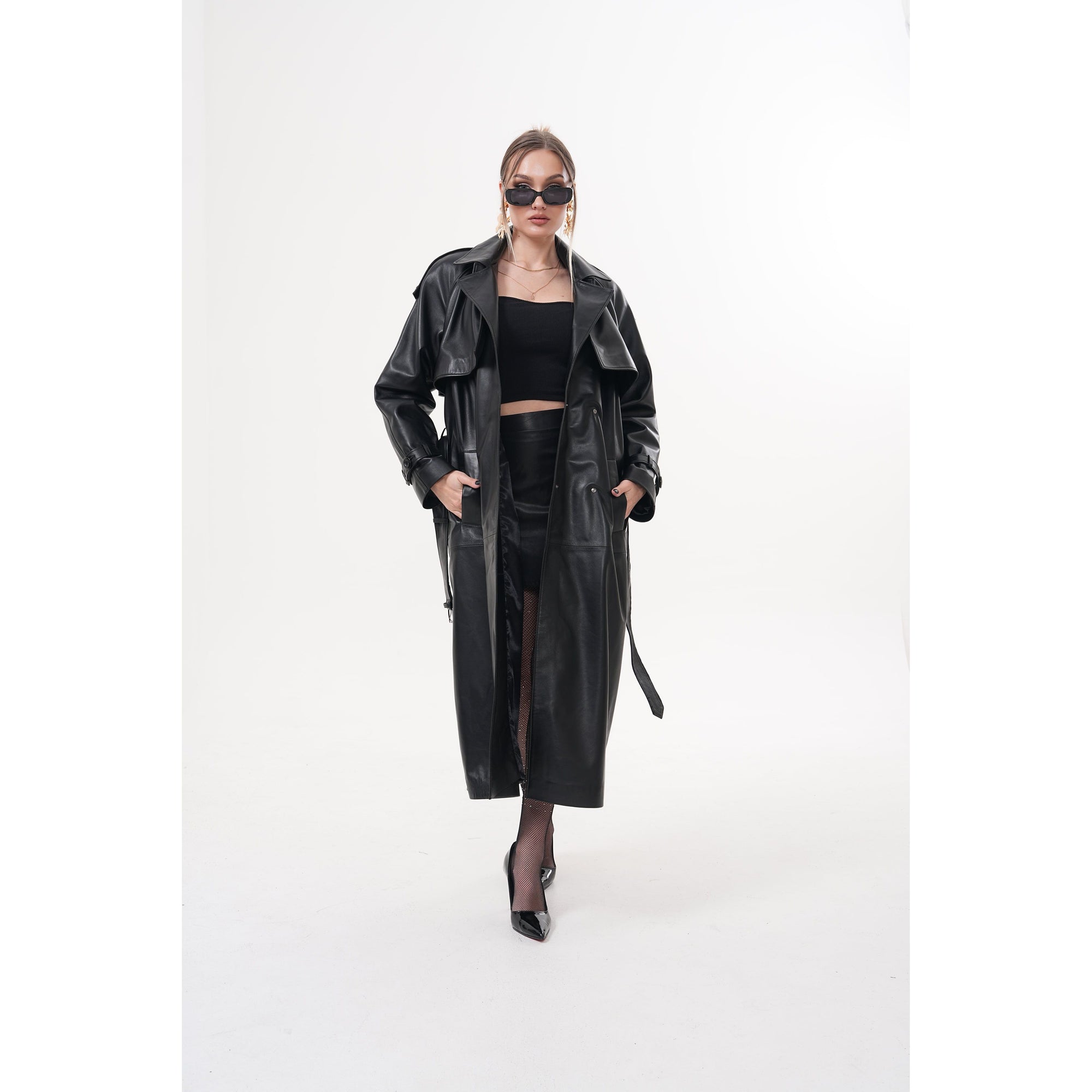 The Raven Black Leather Women Jacket