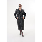 The Raven Black Leather Women Jacket