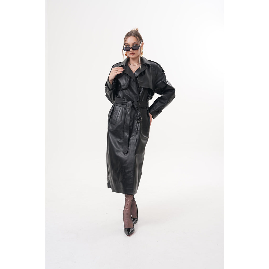 The Raven Black Leather Women Jacket