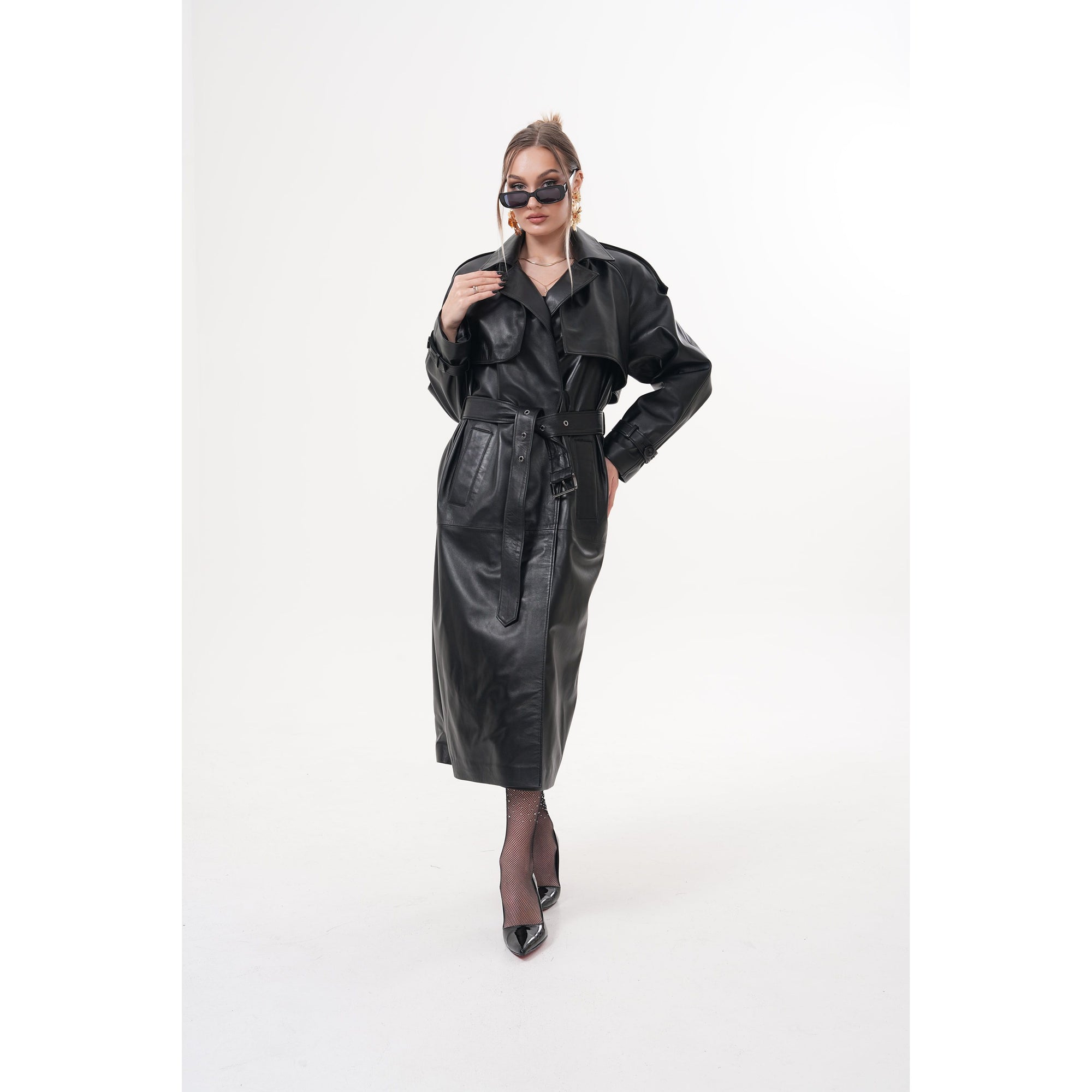 The Raven Black Leather Women Jacket