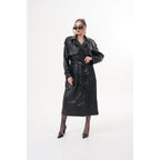 The Raven Black Leather Women Jacket