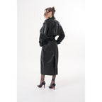 The Raven Black Leather Women Jacket