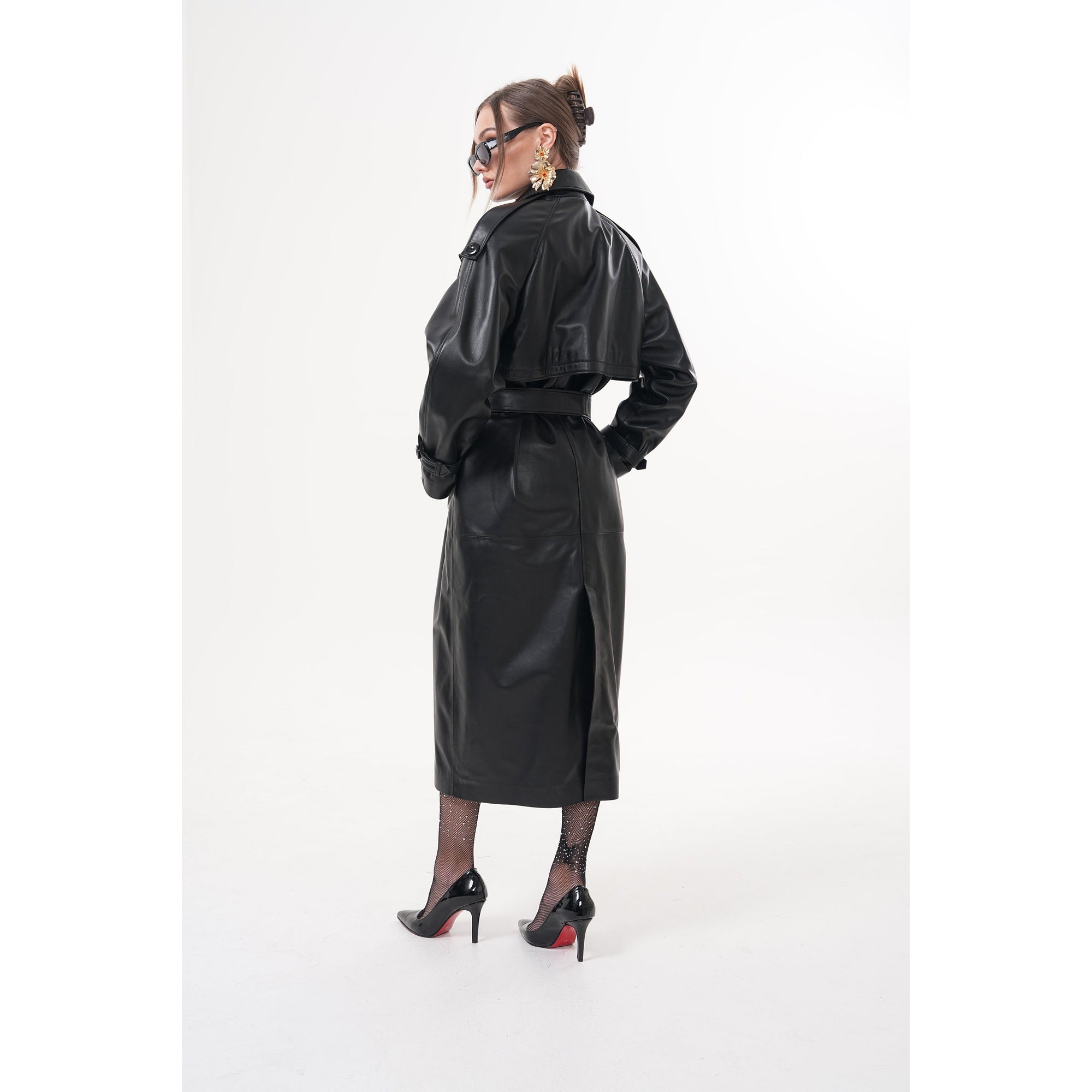 The Raven Black Leather Women Jacket