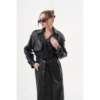 The Raven Black Leather Women Jacket