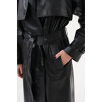 The Raven Black Leather Women Jacket