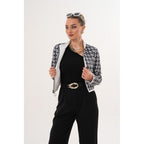The Elvaris Reversible White Leather Women Jacket
