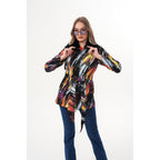 The Mirage Brushstroke Leather Women Jacket