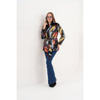 The Mirage Brushstroke Leather Women Jacket