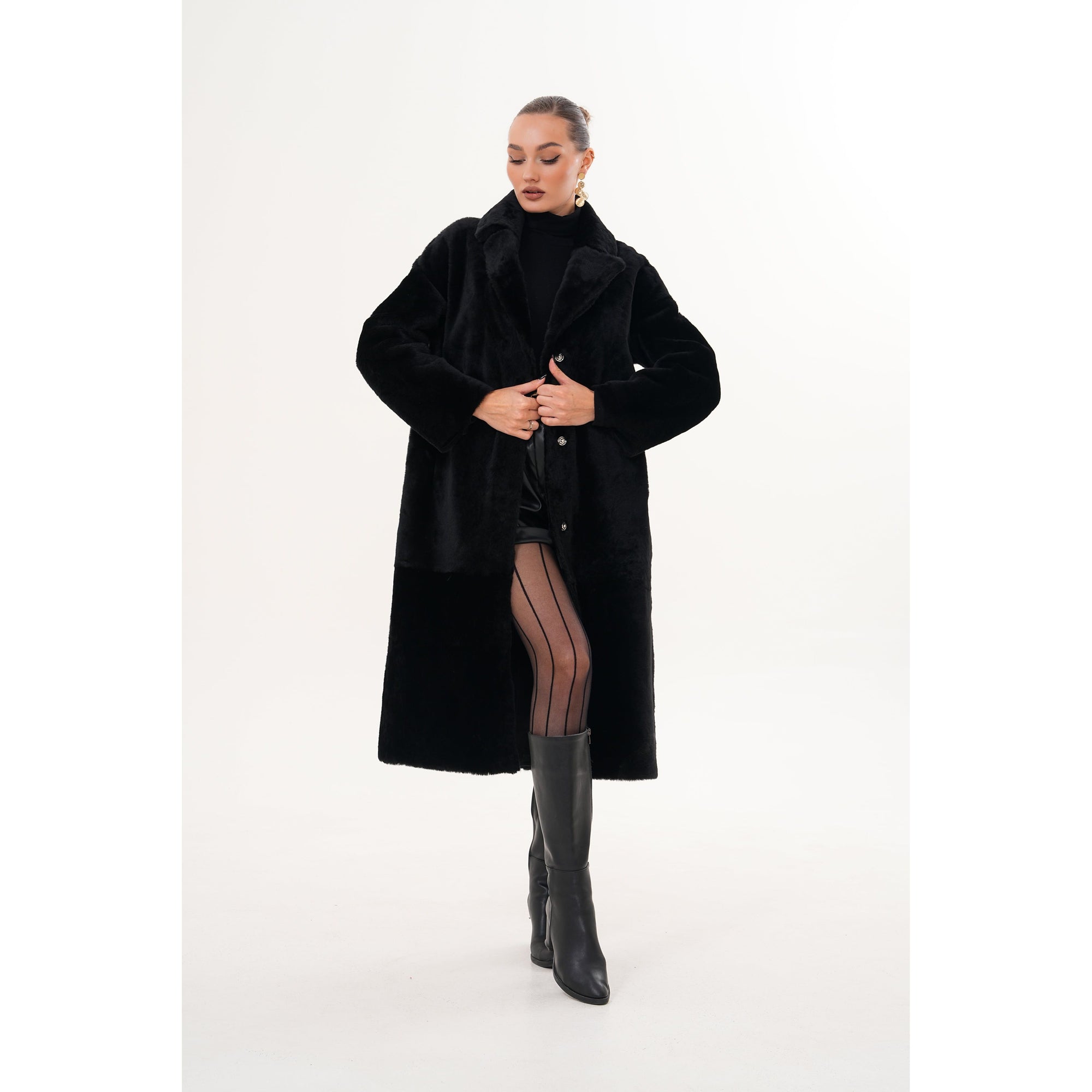 Vinci The Emilia Reversible Shearling Leather Women Jacket