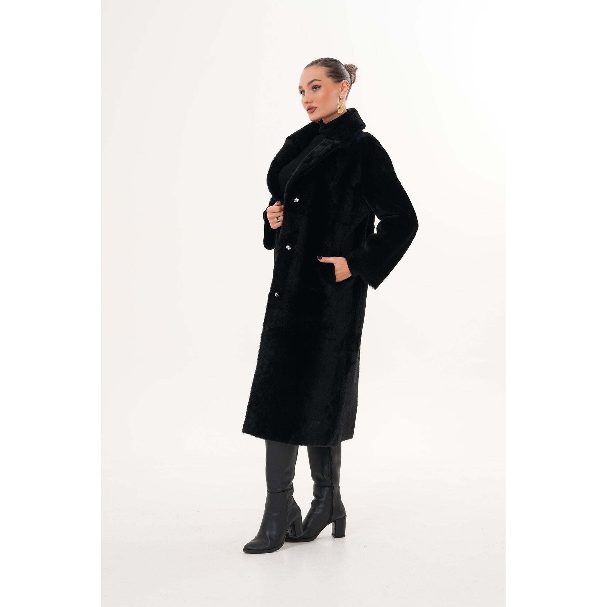Vinci The Emilia Reversible Shearling Leather Women Jacket