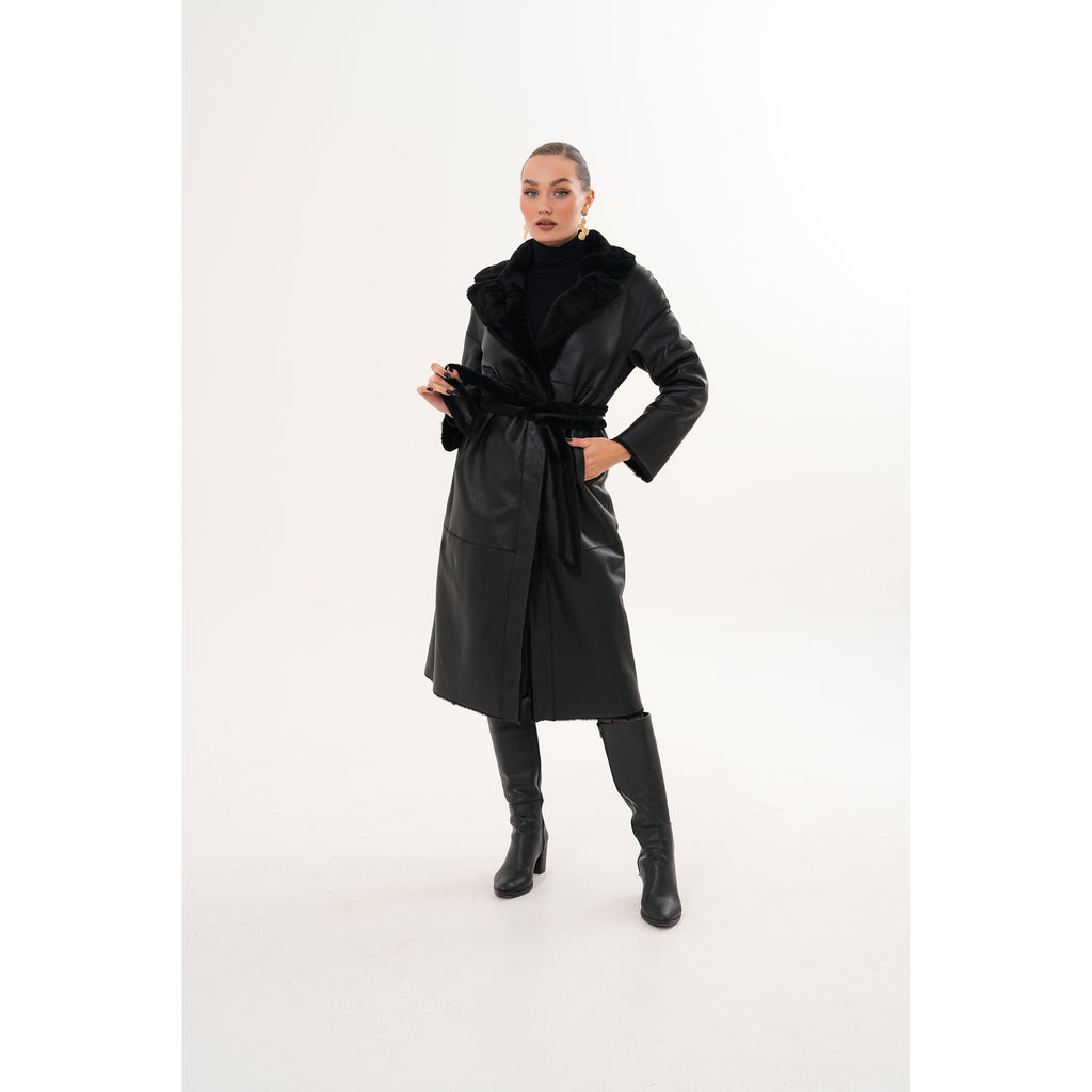 Vinci The Emilia Reversible Shearling Leather Women Jacket